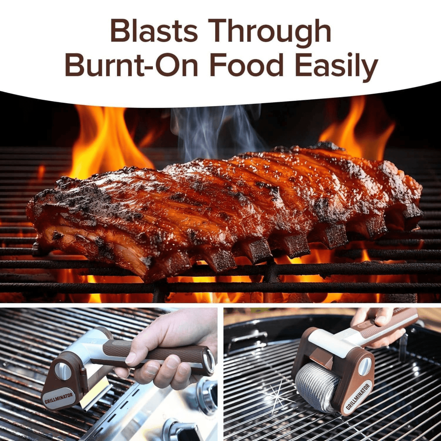 GRILLMINATOR CORDLESS RECHARGEABLE GRILL CLEANER - My Store